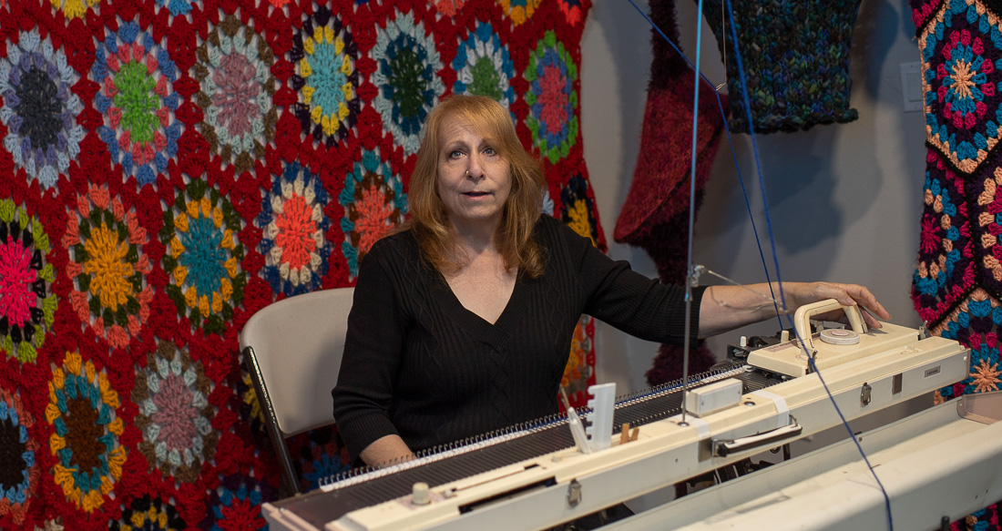 Darlyn Susan Yee in her studio - photo by Martha Benedict